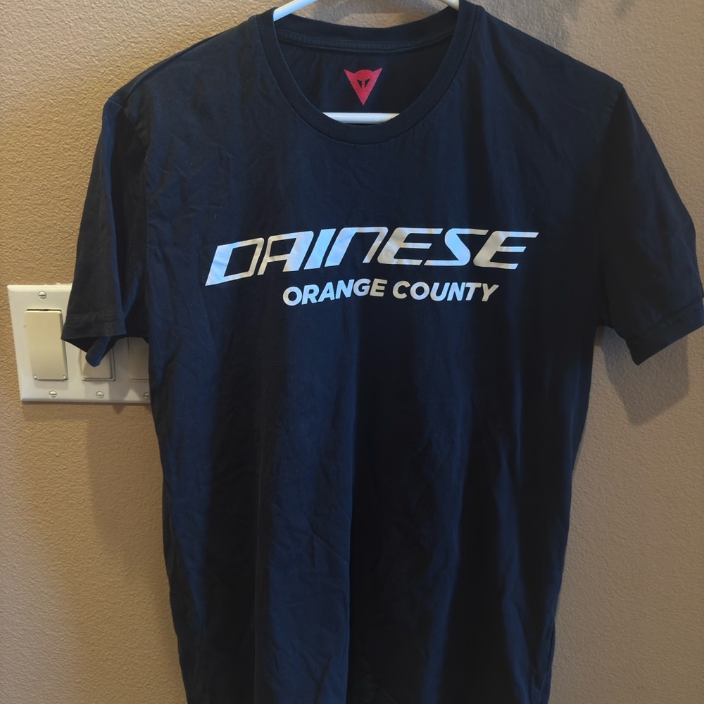 Men's Black Dainese Orange County T-Shirt